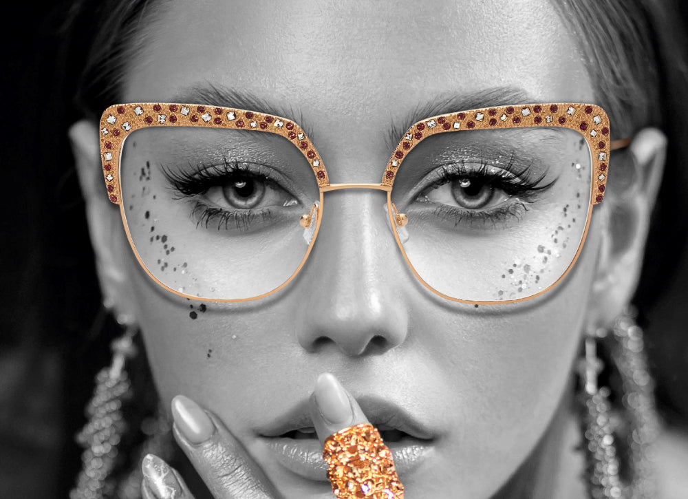 ダリオマルティーニ DARIOMARTINI スワロフスキー クリスタル メガネ Dario Martini – Handcrafted Italian Eyewear & Luxury Glasses