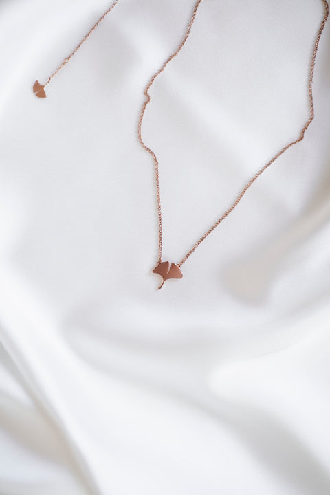 Necklace - Art. Ginkgo 18kt Melania Fumiko