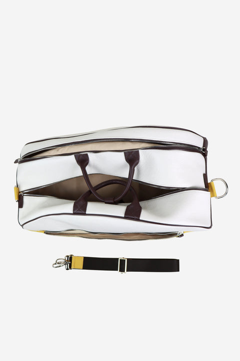 Wide Padel Bag - Art. Biancogiallotestamoro Terrida