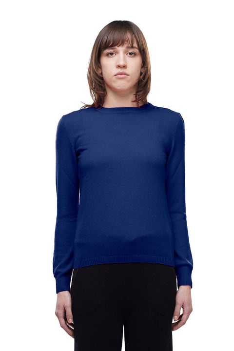 Pullover - Blue Crew-neck Pullover Confezioni Giovi