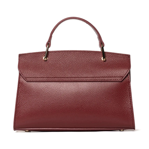 Small Satchel in Pebbled (Dollaro) Leather