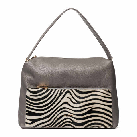 Satchel in Pebbled (Dollaro) Leather