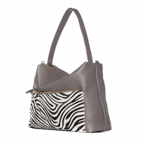 Satchel in Pebbled (Dollaro) Leather