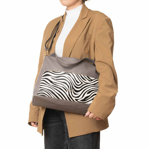 Satchel in Pebbled (Dollaro) Leather
