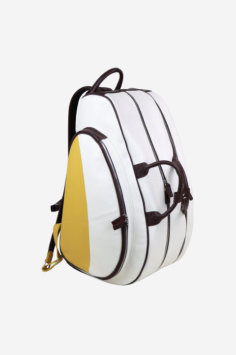 Wide Padel Backpack - Art. Biancogiallotestamoro Terrida