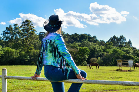 Women's “Texas Laminated” Leather Jacket ARIZONA 520