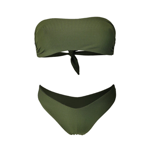 Bandeau Top - Deep Ribs Edelvissa