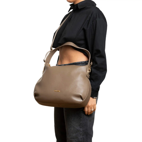 Tote Bag in Pebbled Leather
