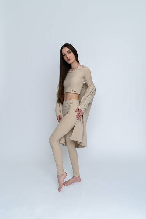 Top - Long Sleeves Plain Edelvissa