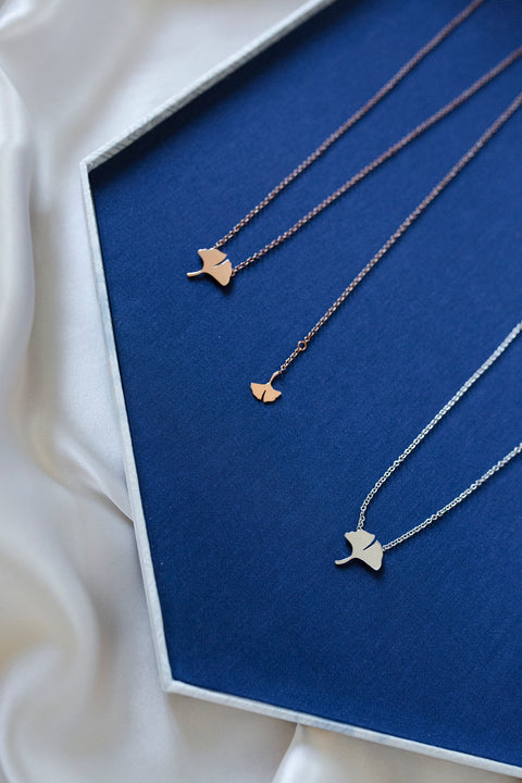 Necklace - Art. Ginkgo 18kt Melania Fumiko