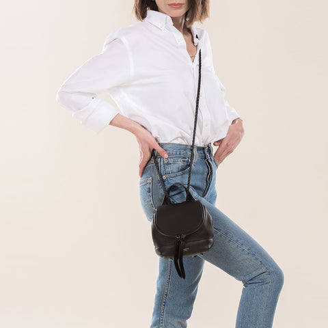 Bag - MicroNUT Bag Gun Metal Pugnetti Parma