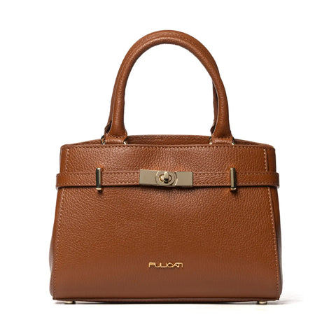 Tote Bag in Pebbled Dollaro Leather