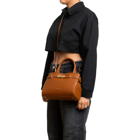 Tote Bag in Pebbled Dollaro Leather