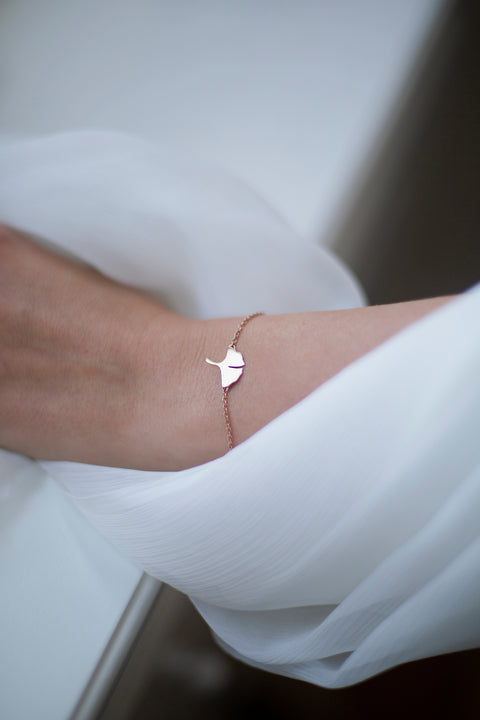 Bracalet - Art. Ginkgo 18kt Melania Fumiko