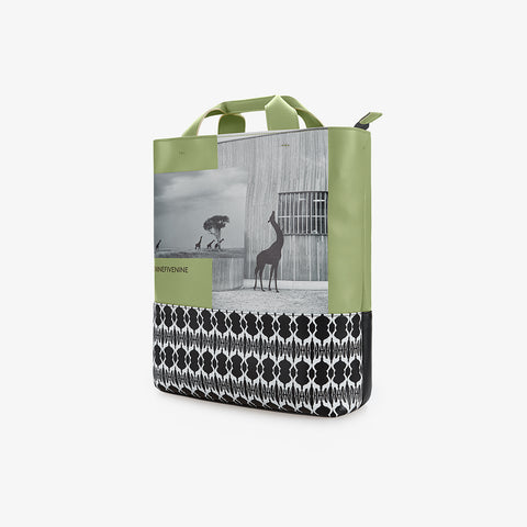 Tote Bag - Print Green 959NINEFIVENINE