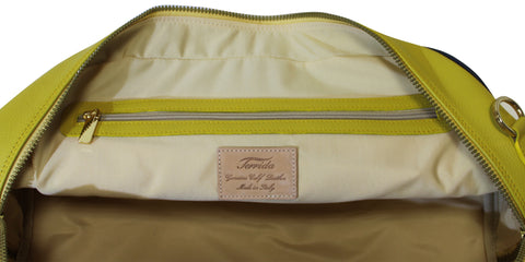 Classic Sport Bag - Art. Biancogiallotestadimoro Terrida
