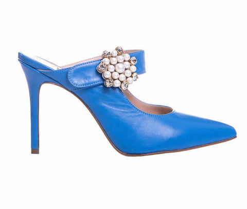 Blue Decollete Shoes - Art. 4469 Rosellina 1958