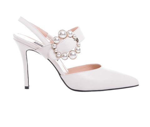 White Decollete Shoes - Art. 4569 Rosellina 1958