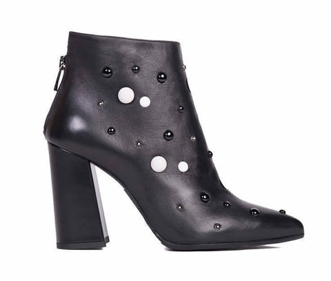 Black Boots Shoes - Art. 4428 Rosellina 1958