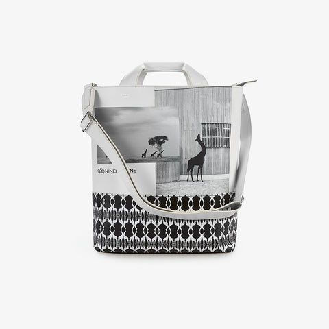 Tote Bag - Print White 959NINEFIVENINE