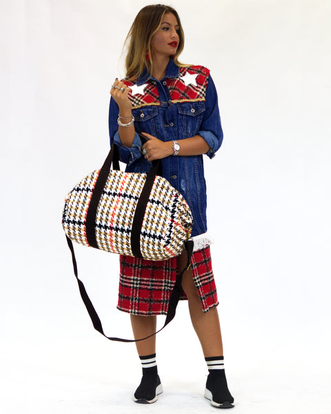 Tartan Travel Bag Apiedinudinelparco