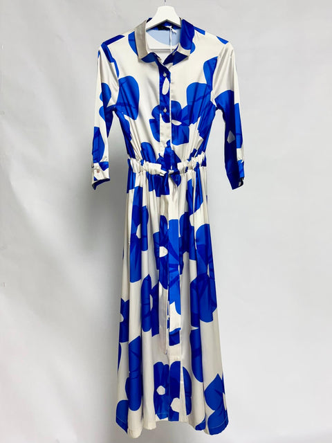 Floral Long Shirt Dress SixStop