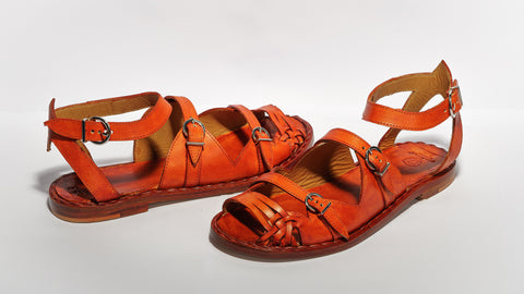 Sandal - Ancient Heart Orange Piero Schettini