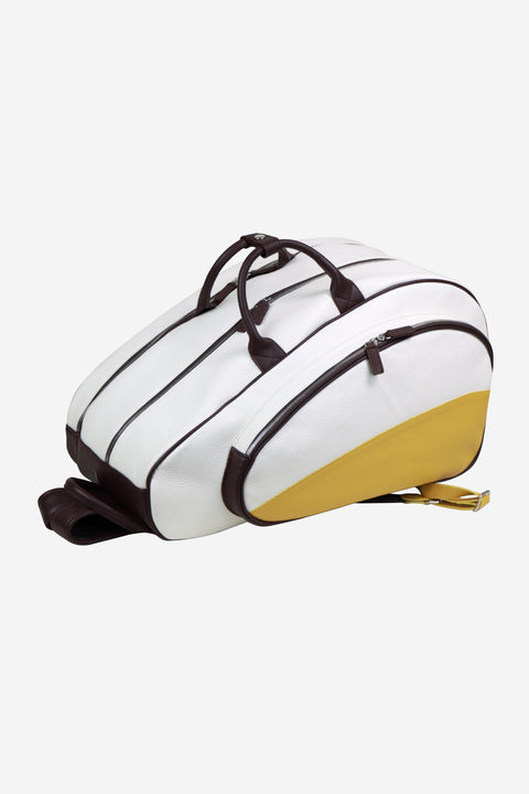 Wide Padel Backpack - Art. Biancogiallotestamoro Terrida