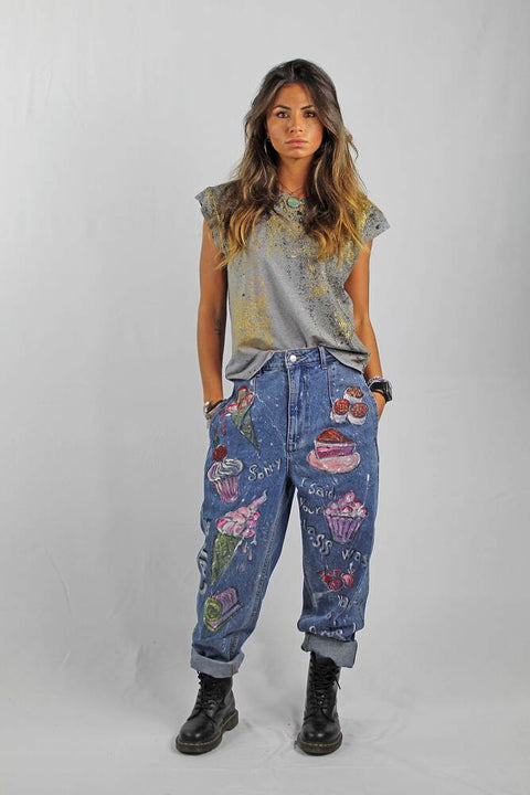 Jeans - Printed Apiedinudinelparco