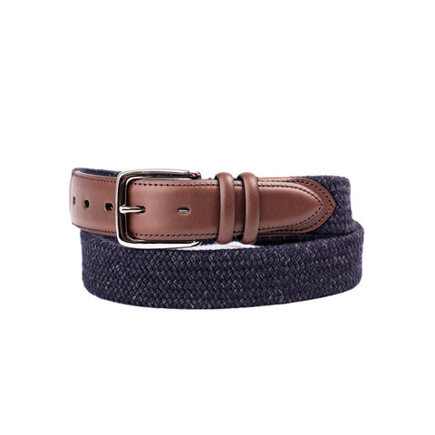 Belt - Wool & Leather blue Armeria Meschieri