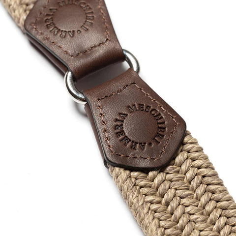 Belt - Horse cotton beige Armeria Meschieri