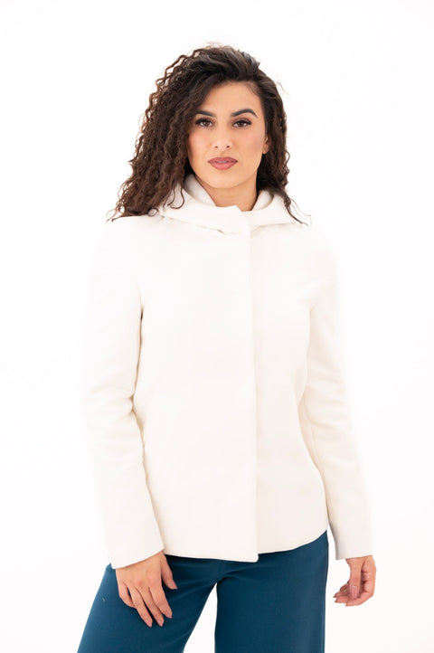 Coat - White Corallo Sartoria