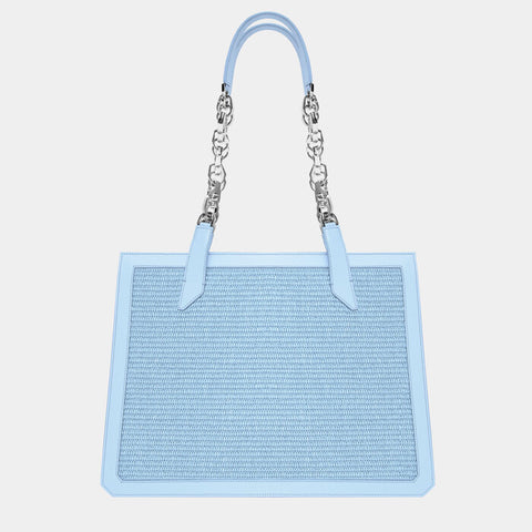 Bag - Beatrix light blue with chain Lamarr