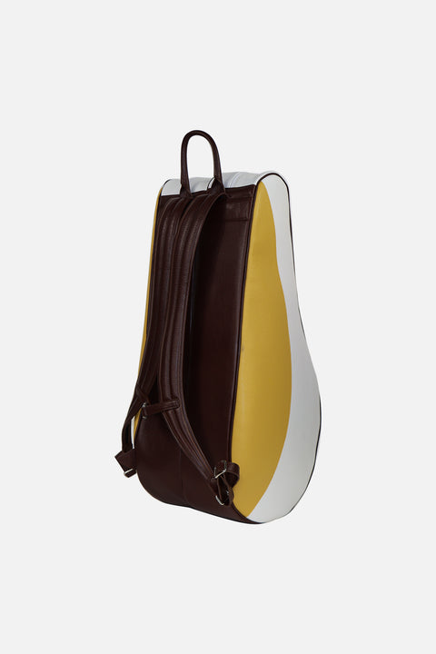 Classic Backpack Tennis Bag - Art. Biancogiallotestamoro Terrida