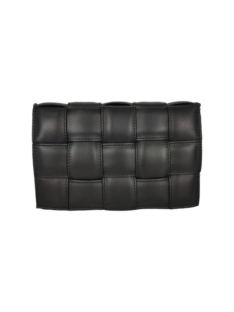 Woven leather clutch Florence Leather