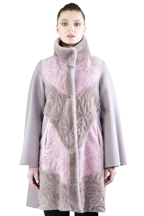 Coat - Art. Cashdouble col. Rosewood Marester