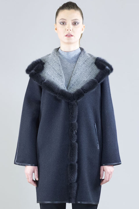 Coat - Art. Cashdouble col. Venere Marester
