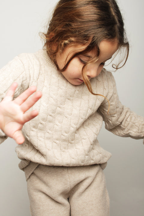 Sweater - Braids Pure Wool Carded Maglificio Verona