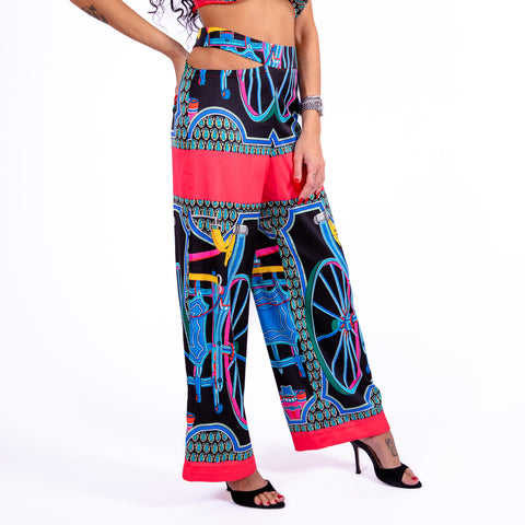 Trousers - Print Silvia Serafini