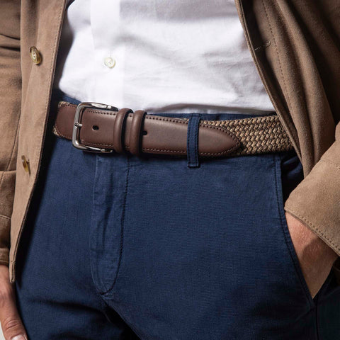 Belt - Wool & Leather nut Armeria Meschieri