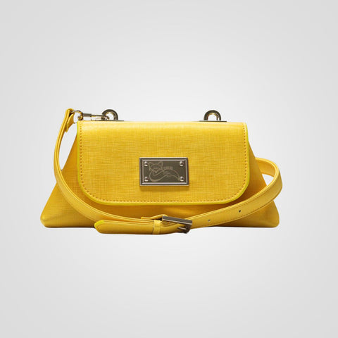 Shoulder Bag - Baby Capri Yellow Cordini Rita
