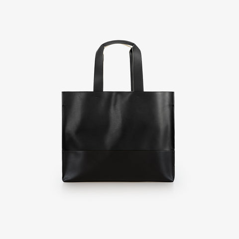 Shopping Bag - East West Print Black 959NINEFIVENINE