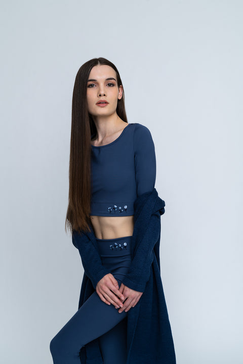Top - Long Sleeves Plain Edelvissa