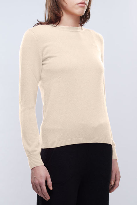 Pullover - Ecru Crew-neck Confezioni Giovi