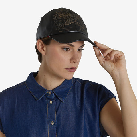 Hat - Nappa Leather Baseball Axis