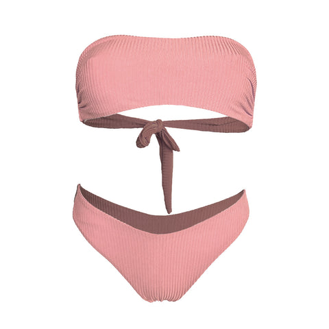 Bandeau Top - Deep Ribs Edelvissa