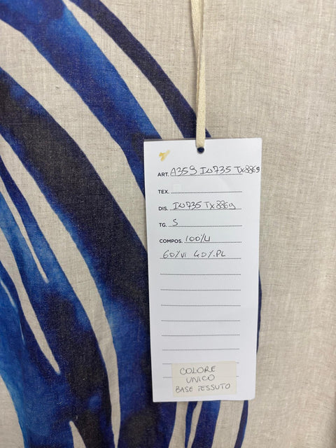 Sleeveless Printed Linen Top SixStop