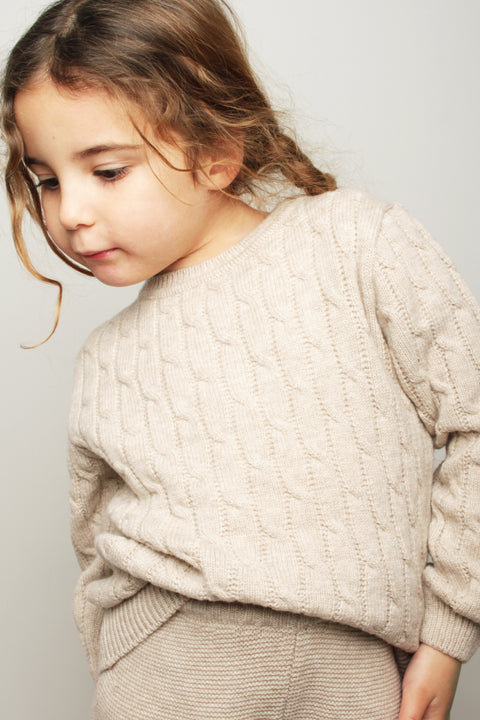 Sweater - Braids Pure Wool Carded Maglificio Verona