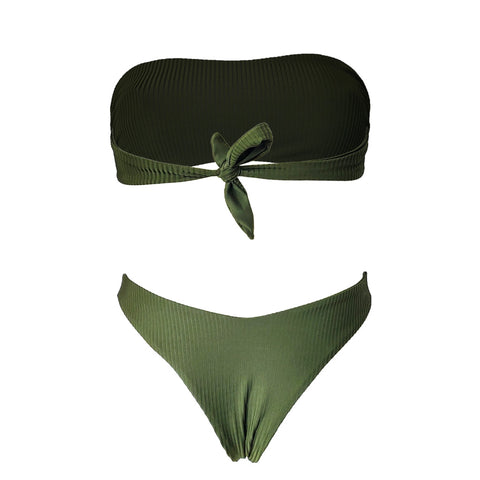 Bandeau Top - Deep Ribs Edelvissa