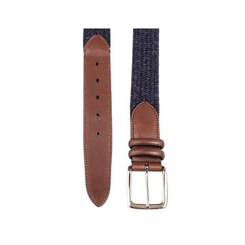 Belt - Wool & Leather blue Armeria Meschieri